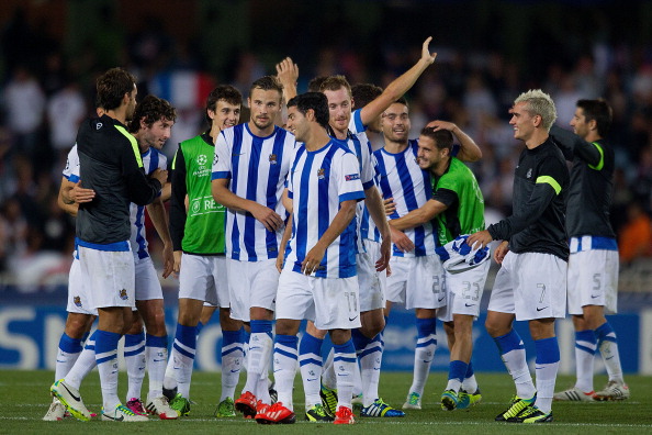 Real Sociedad v Olympique Lyonnais – UEFA Champions League Play-offs: Second Leg