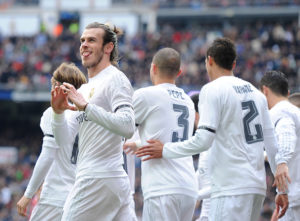 <> at Estadio Santiago Bernabeu on January 17, 2016 in Madrid, Spain.