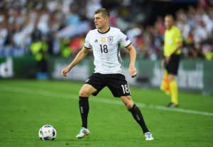 during the UEFA EURO 2016 Group C match between Germany and Poland at Stade de France on June 16, 2016 in Paris, France.