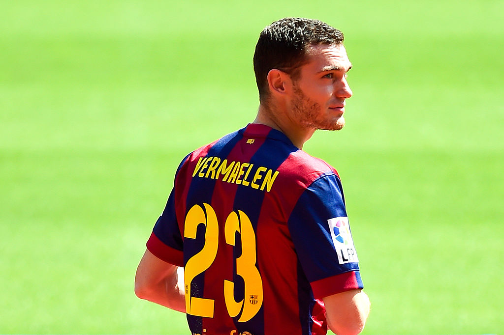 FC Barcelona Unveil New Signing Thomas Vermaelen