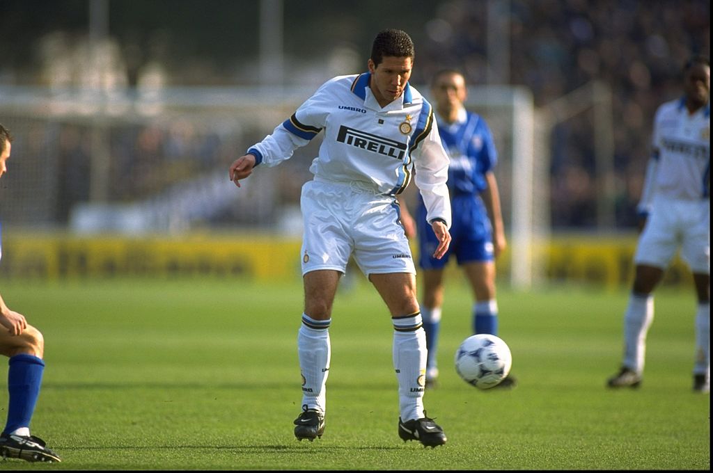 Diego Simeone of Inter Milan
