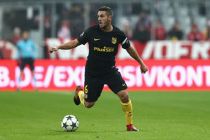 during the UEFA Champions League match between FC Bayern Muenchen and Club Atletico de Madrid at Allianz Arena on December 6, 2016 in Munich, Bavaria.