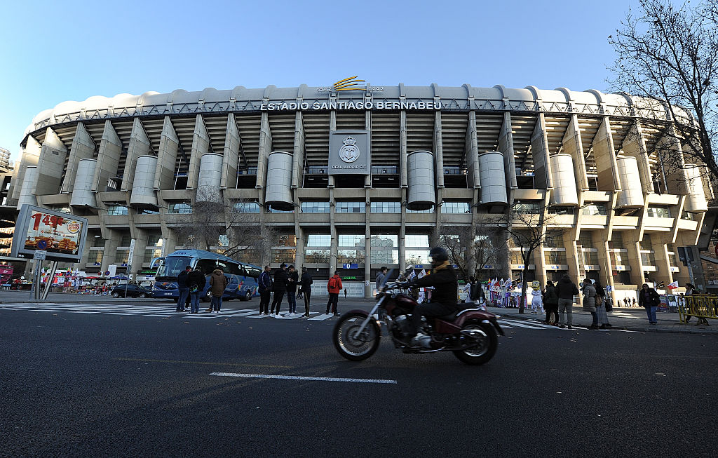 <> at Bernabeu on January 4, 2017 in Madrid, Spain.