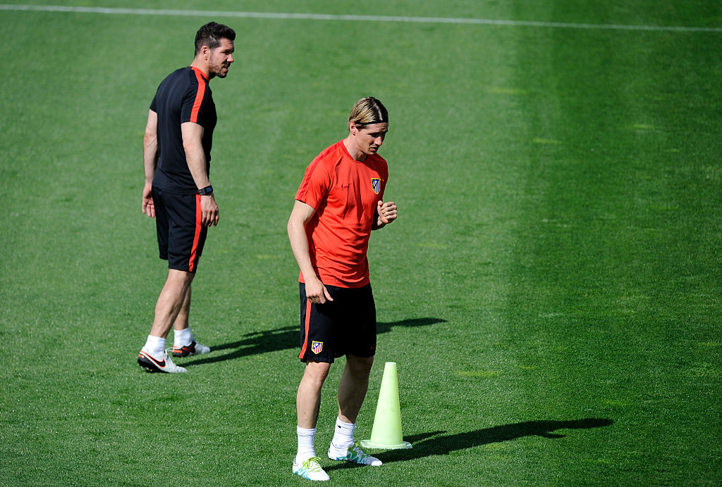 Club Atletico de Madrid Training Session