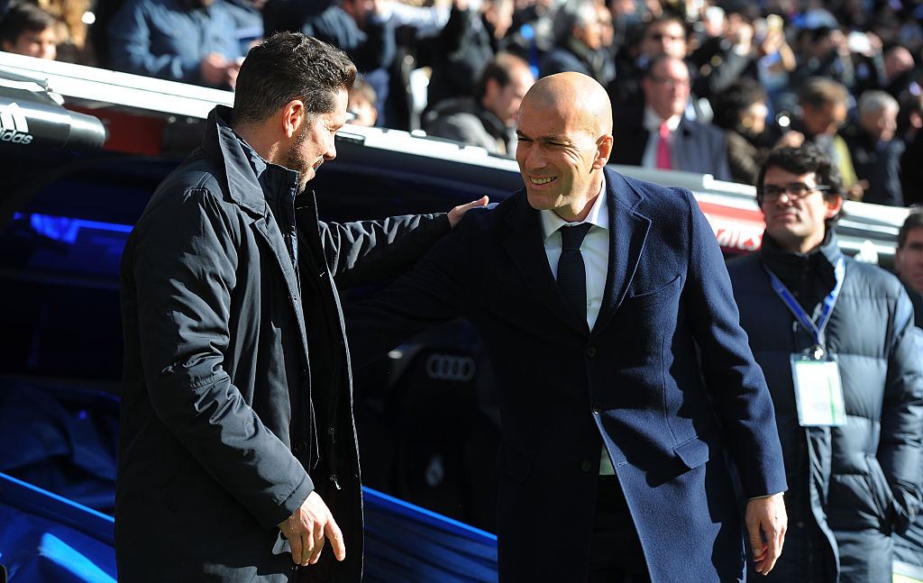 <> at Estadio Santiago Bernabeu on February 27, 2016 in Madrid, Spain.