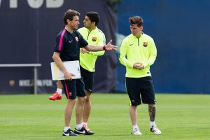 Barcelona Training and Press Confernece