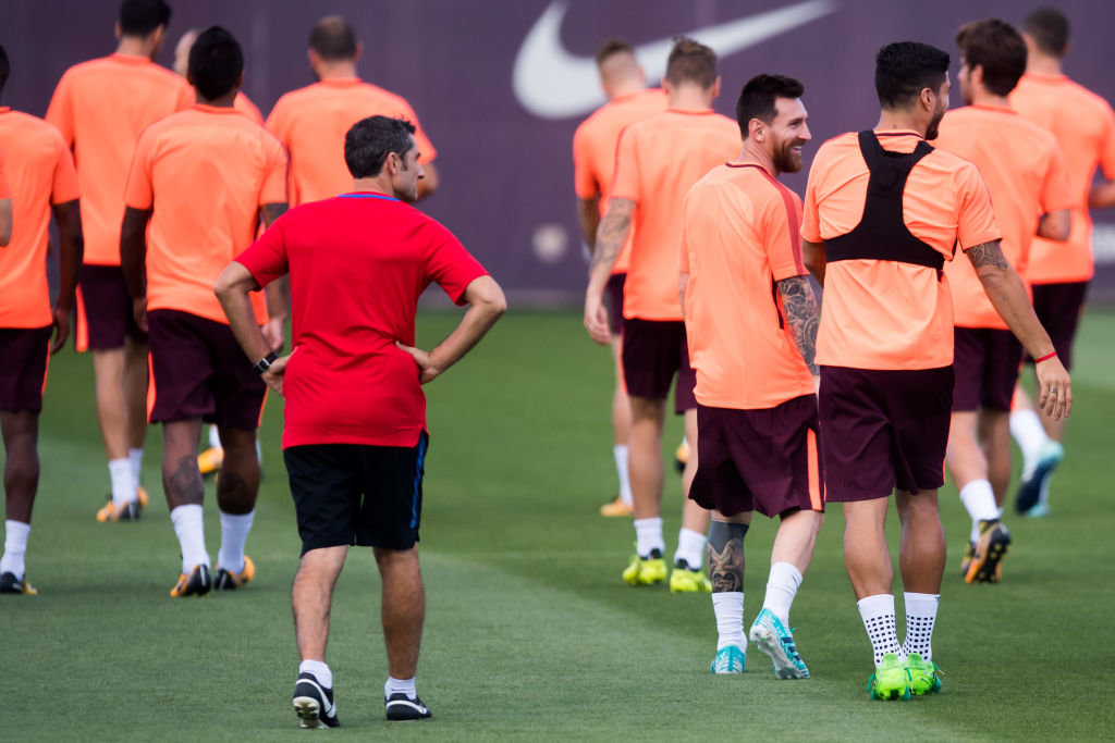 FC Barcelona Training Session