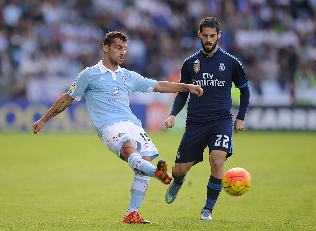 <> at Estadio Balaidos on October 24, 2015 in Vigo, Spain.