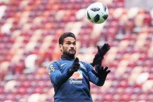 Brazil National Football Team Training Session In Moscow