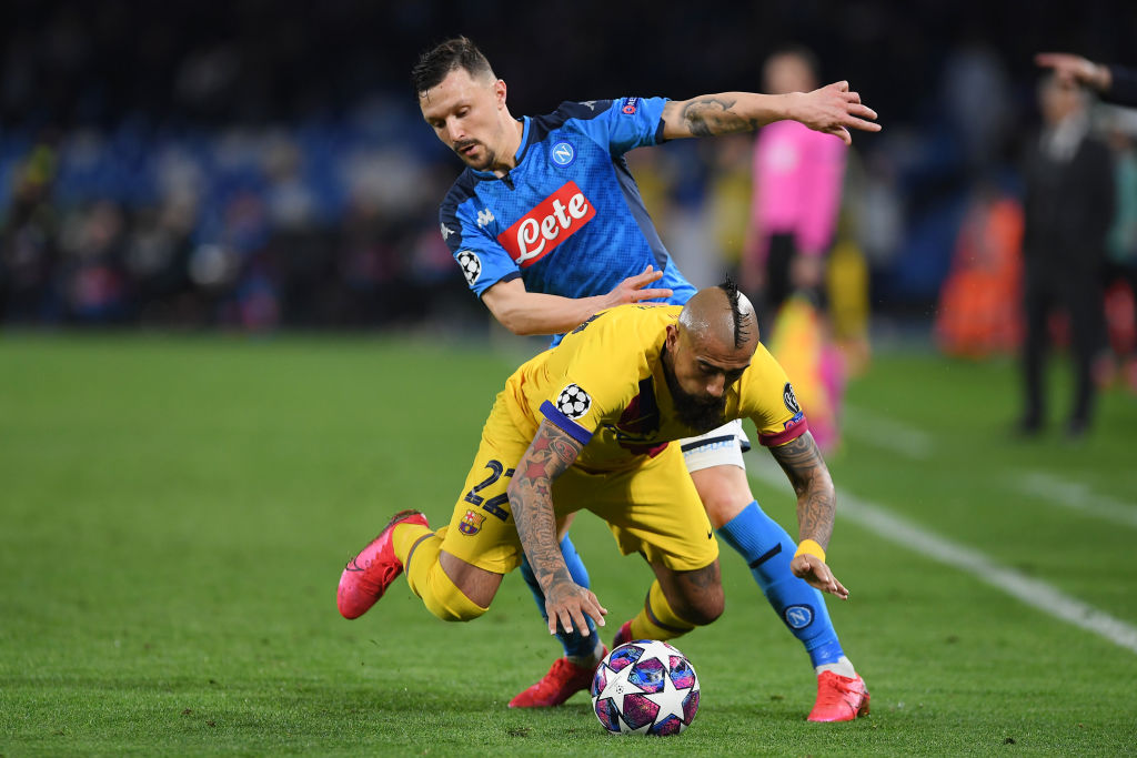 SSC Napoli v FC Barcelona – UEFA Champions League Round of 16: First Leg