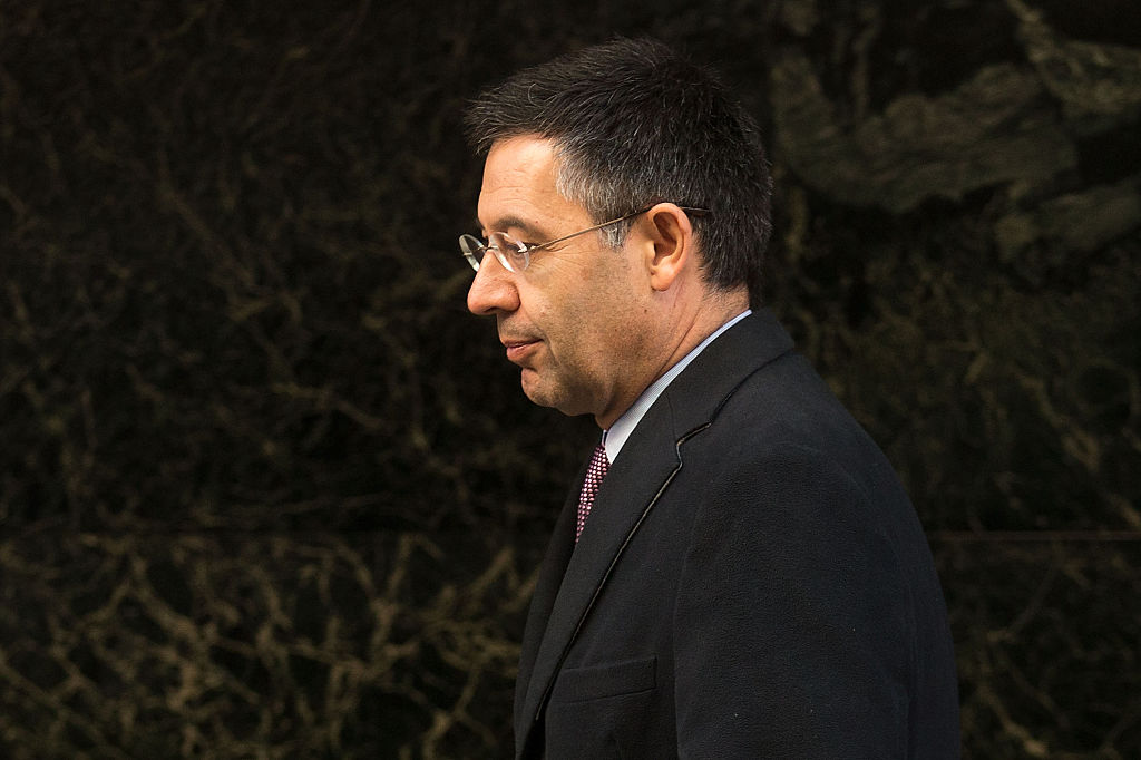 FC Barcelona President Josep Maria Bartomeu Arrives At Madrid High Court