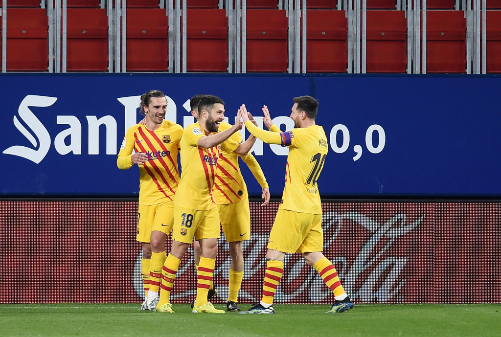 C.A. Osasuna v FC Barcelona – La Liga Santander