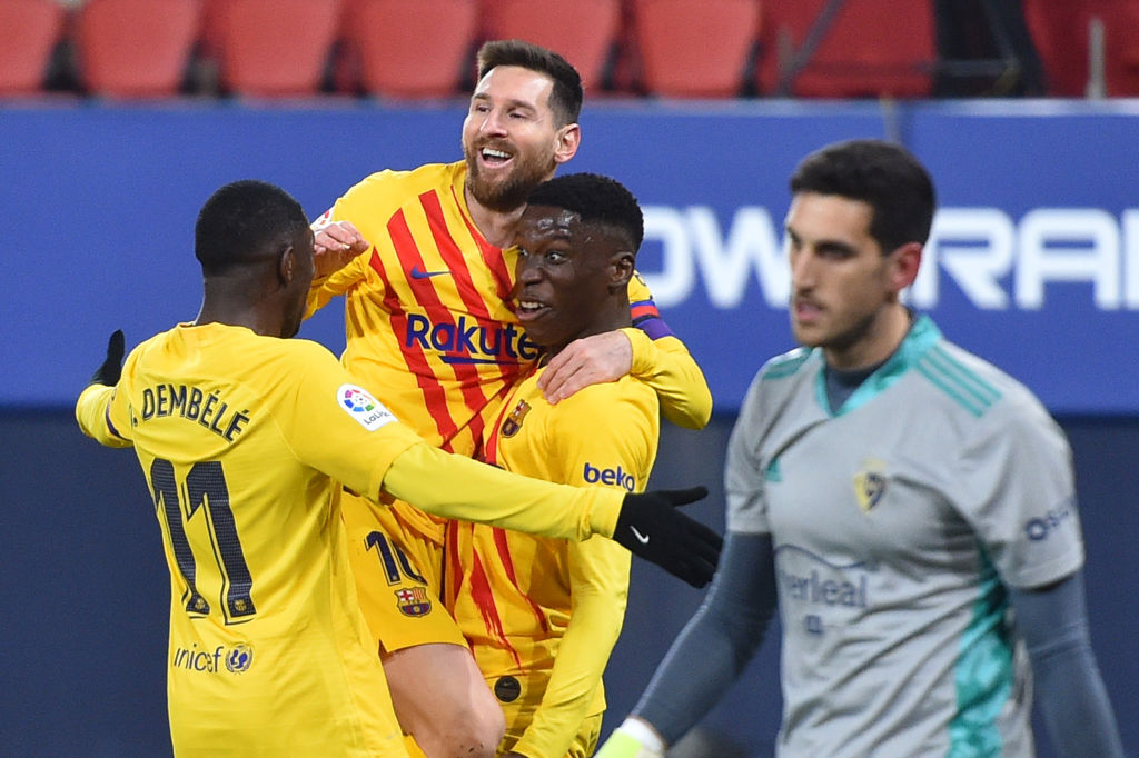 C.A. Osasuna v FC Barcelona – La Liga Santander