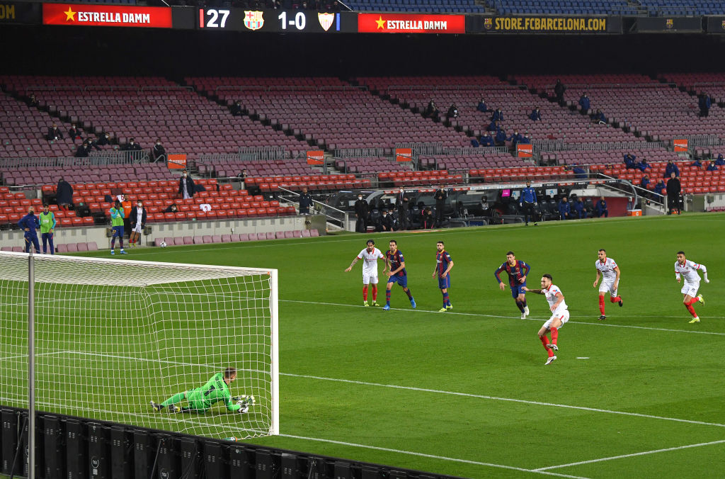 FC Barcelona v Sevilla: Copa del Rey Semi Final Second Leg