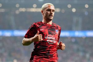 Antoine Griezmann pyysi Atléticon faneilta anteeksiantoa – kommentoi myös erikoista sopimussotkuaan: ”Se oli turhauttavaa” getty_griezmannantoine20220918